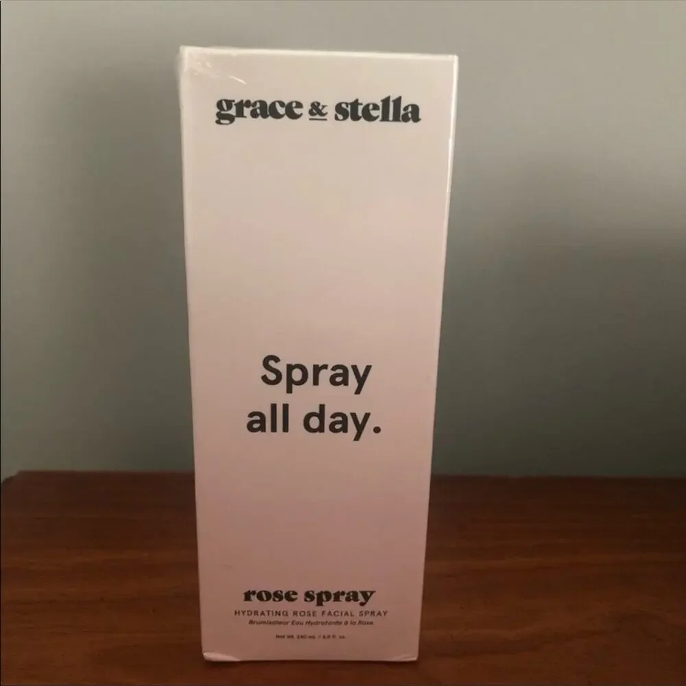NEW Grace & Stella ROSE Spray All Day Fabfitfun Box Sealed NIB Skincare FFF